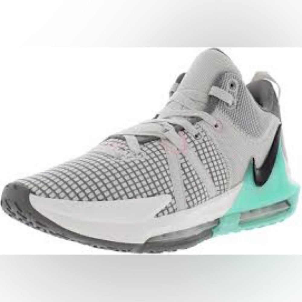 Nike LeBron Witness Vll sneakers gray teal basketball men’s size 9